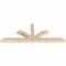 Ekena Millwork Richland Smooth Timber Gable Bracket, Douglas Fir, 108"W x 40"H x 5 1/2"D x 5 1/2"F, 9/12 Pitch GBW108X40X0606RIC00SDF - alternate 2